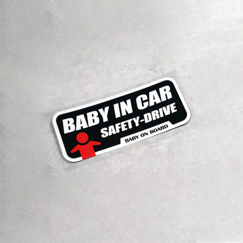 Adesivo Pinalloy Gag Style "Sicurezza per bambini in auto - Guida sicura"