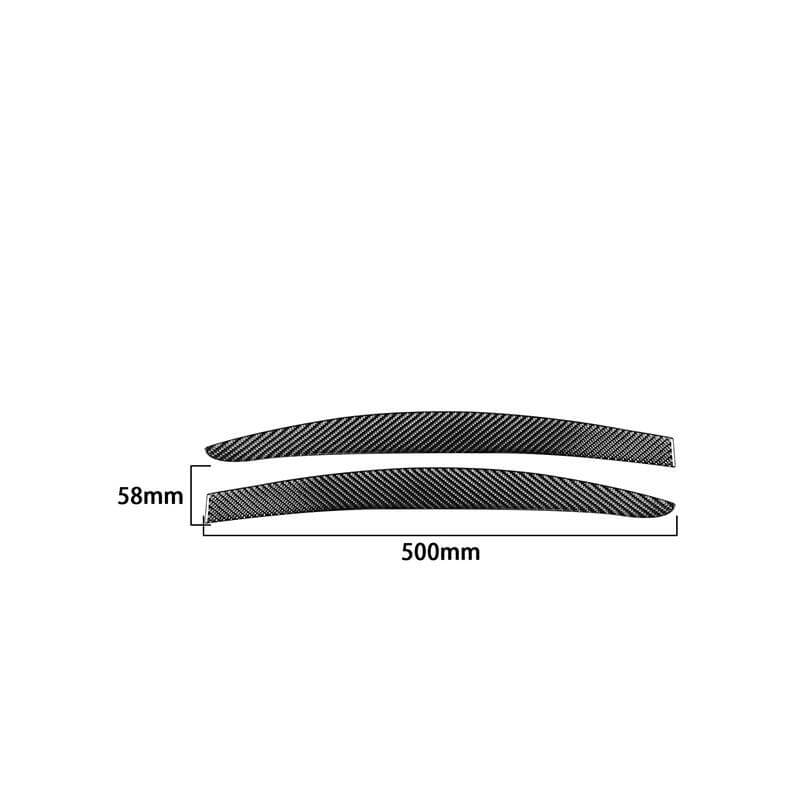 (Set of 2) Pinalloy Real Carbon Fiber Headlight Eyelids Eyebrows For Scirocco 2009-16 models