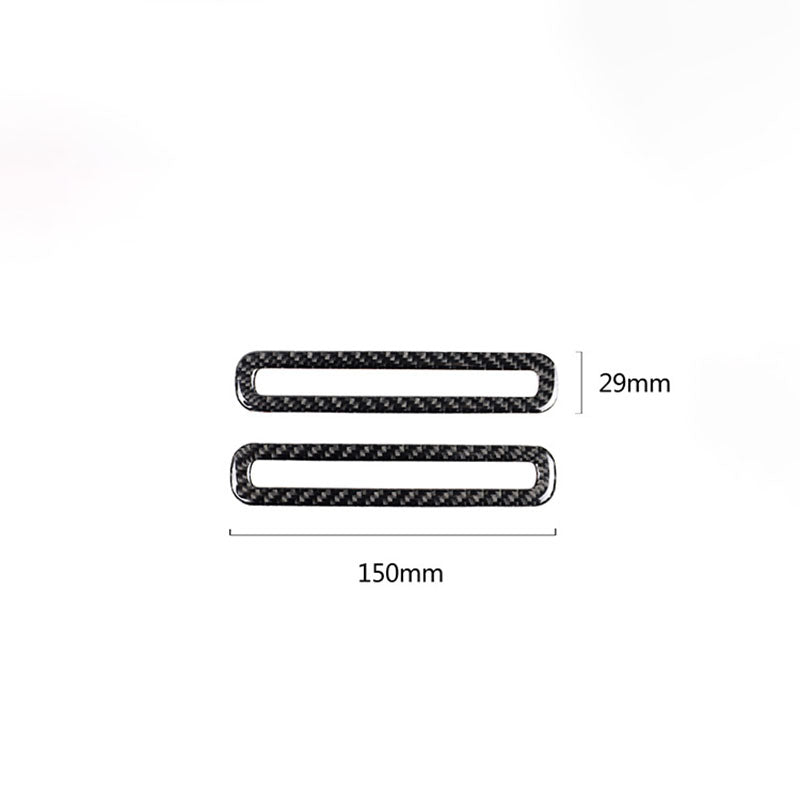 Bocchetta d'aria laterale interna in fibra di carbonio per Ford Mustang 2015-2019