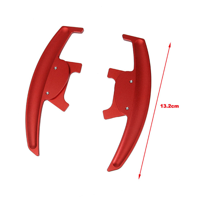 Aluminum Red Paddle Shifter Extension for DSG Automatic Steering Wheels – Compatible with 2015-2019 Sport Compact Models