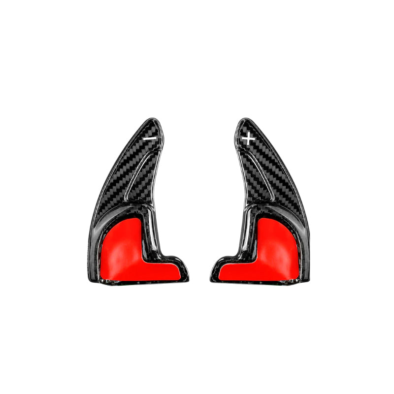 Black Carbon Fiber Paddle Shift Extenders for Dodge (2019 and Earlier)