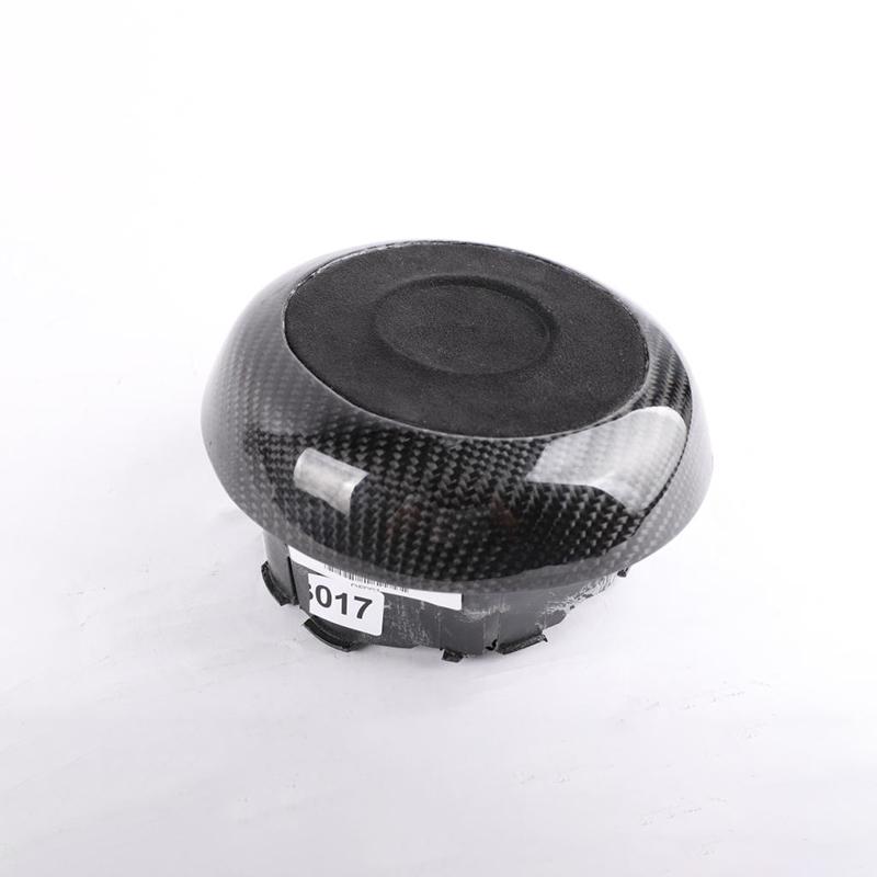 Carbon Fiber and Alcantara Steering Wheel Airbag Cover for 2015-2019 Sport Compact Vehicles (No Emblem Version)