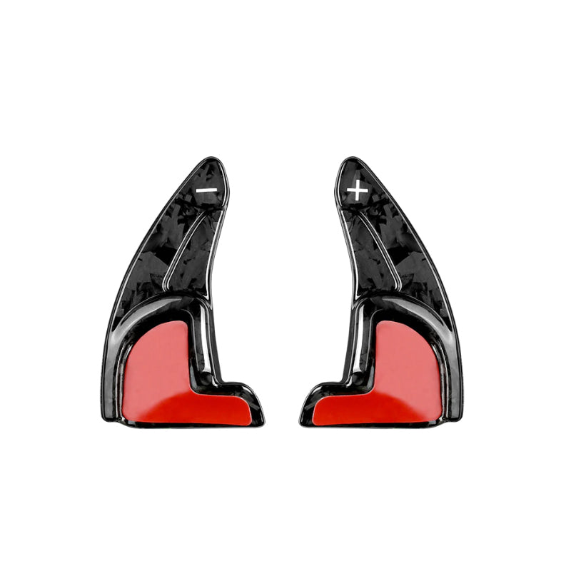 Pinalloy Forged Black Carbon Fiber Paddle Shift Extenders for Dodge (2019 Prior)