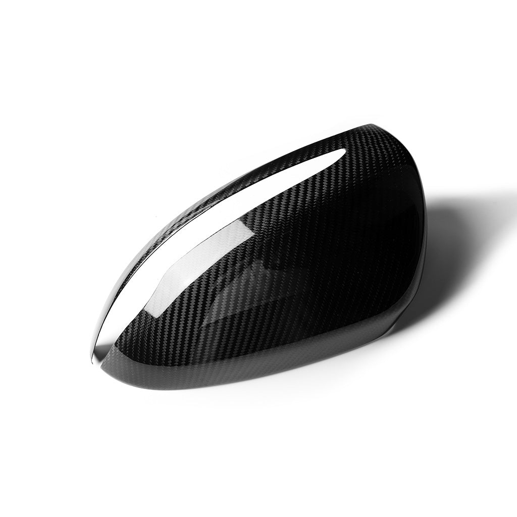 (Set di 2) Calotte degli specchietti laterali di ricambio in fibra di carbonio compatibili con i modelli berlina di lusso dal 2015 al 2019 (W222)