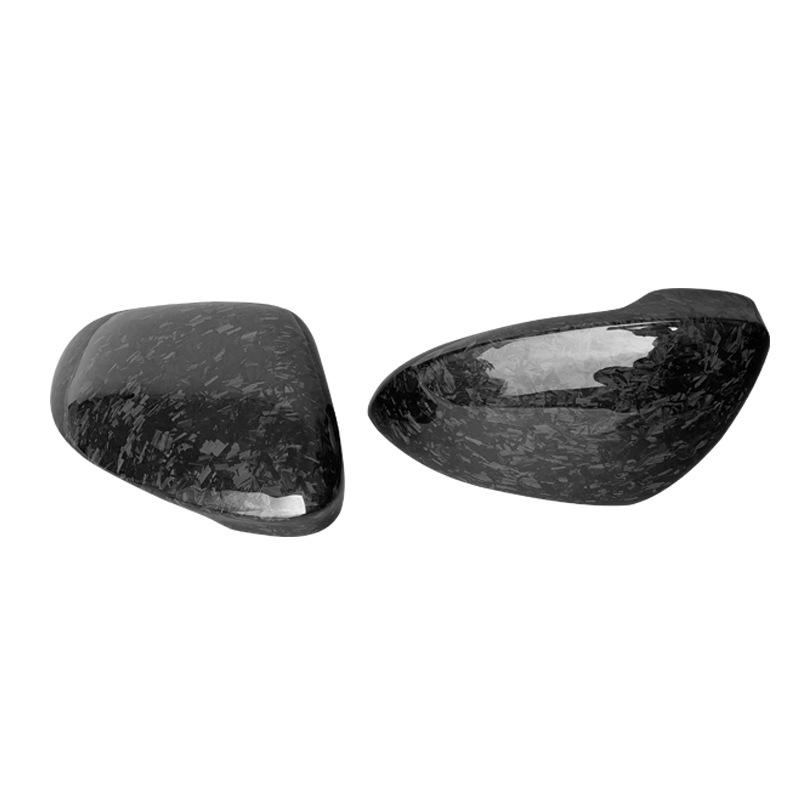 Pinalloy Regular Real Forged Carbon Fiber Made Side Door Mirror Cover Cap For Golf Mk8 2020+ Models