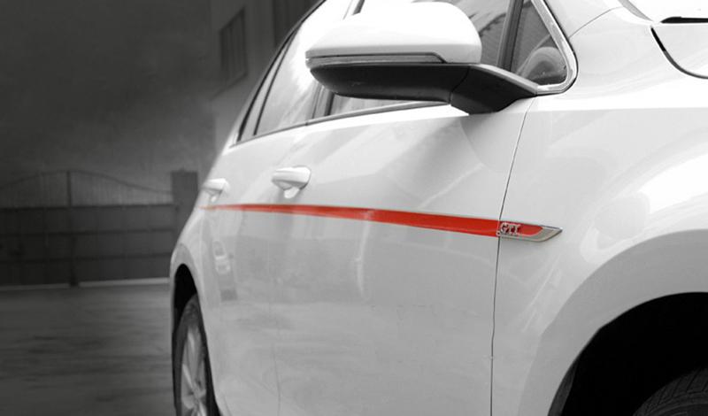 Pinalloy Set of Racing Side Stripes Decal Sticker Graphic for Volkswagen VW Golf MK7 MK7.5 2003-2016 - Pinalloy Online Auto Accessories Lightweight Car Kit