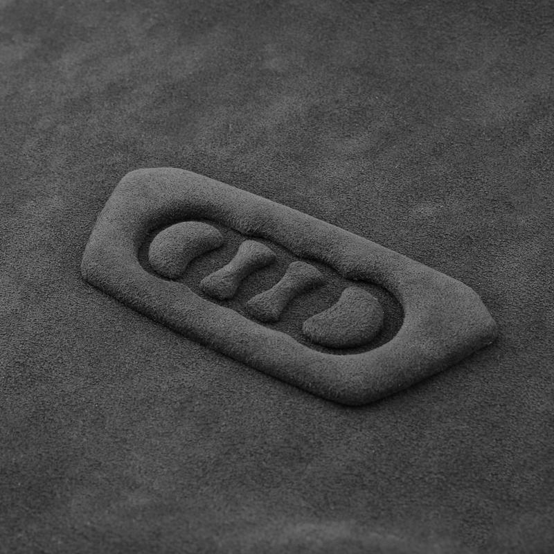 Pinalloy Synthetic Cashmere Interior Steering Wheel Emblem Decorative Stickers for Audi A6L/A7/A8 Models