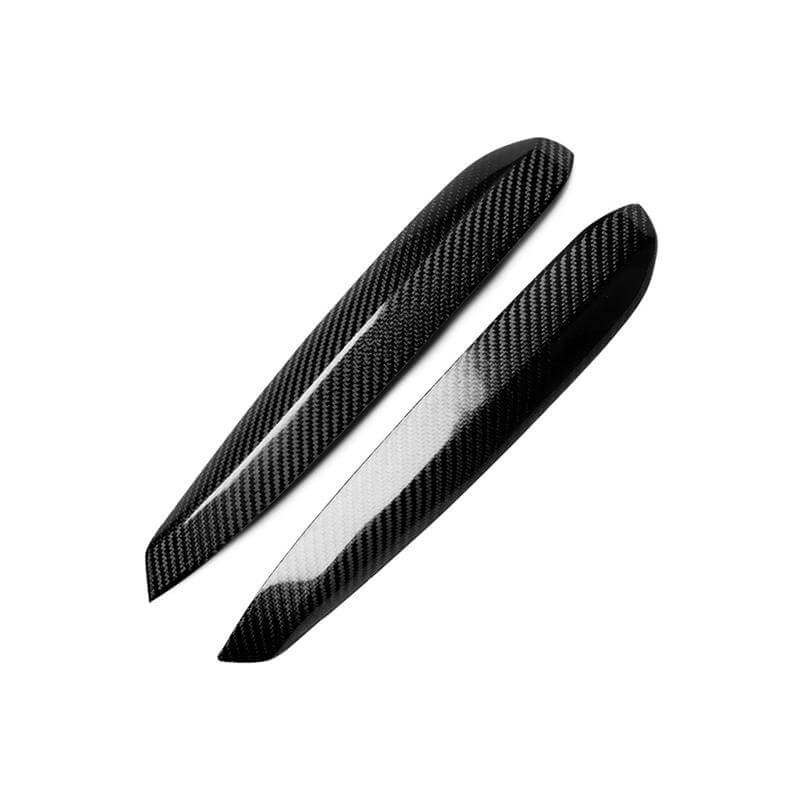 (Set of 2) Pinalloy Real Carbon Fiber Headlight Eyelids for Compatible MK3 Models (1992-1999)