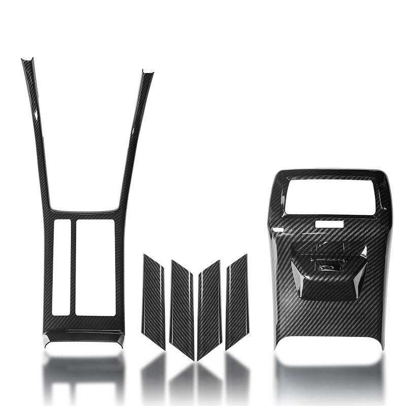 ABS with Carbon Fiber Pattern Interior Control Frame in the For VW Golf 7 left-hand Drive Model - Pinalloy Online Auto Accessories Lightweight Car Kit