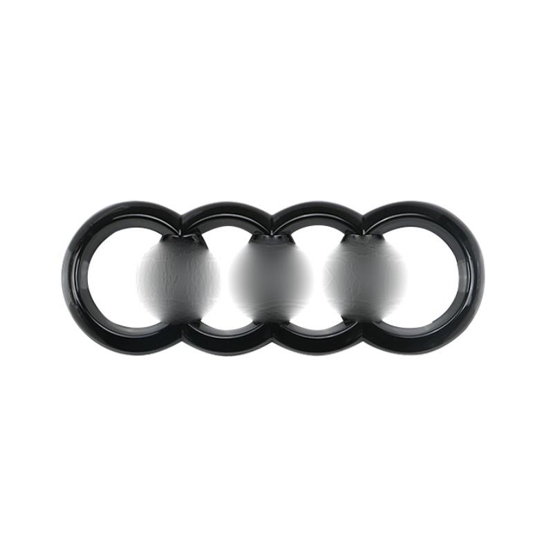 Glossy Black Front and Rear Badge Emblem Sticker for A1 A3 A4 A5 A6