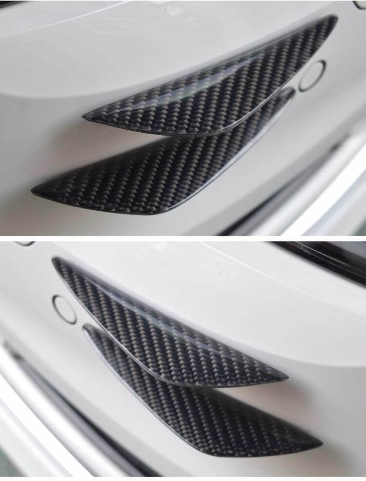 (Set of 2) Pinalloy Best Carbon Fiber Mods Fin for VW MK7 Golf7