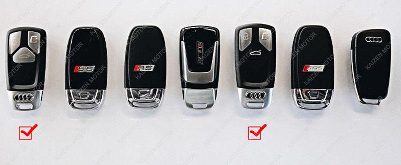 Pinalloy Real Black Carbon Fiber Case Cover for 2016-2018 Audi Keyless Smart Key - Pinalloy Online Auto Accessories Lightweight Car Kit