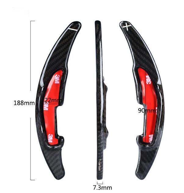 Pinalloy 100% Real Carbon Fiber Steering Wheel Paddle Shifter Extension For BMW M3 M4 M5 M6 - Pinalloy Online Auto Accessories Lightweight Car Kit