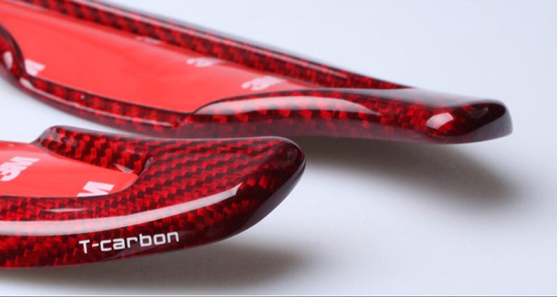 Pinalloy Real Carbon Fiber DSG Paddle Shifter Extensions for Cadillac ATS ATS-L CT6 2014-2018 - Pinalloy Online Auto Accessories Lightweight Car Kit