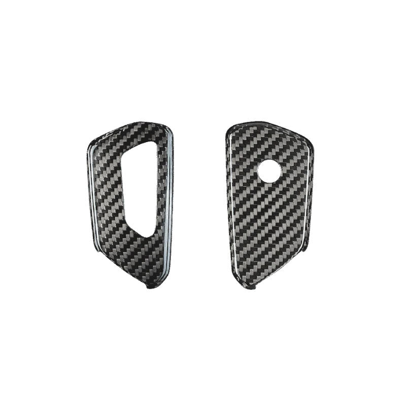 Deluxe Real Pure Carbon Fiber Key Cover Case for Compatible Models