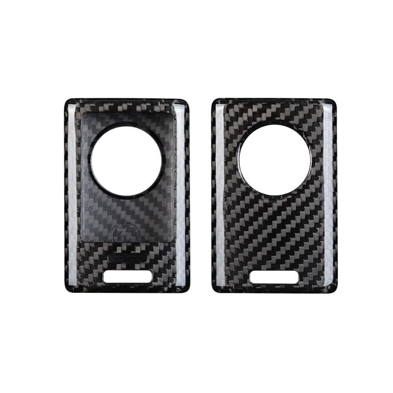 Pinalloy Real Black Carbon Fiber Key Fob Case for Chevrolet Corvette for 2014-2019: Chevrolet Corvette C7 (Classic)