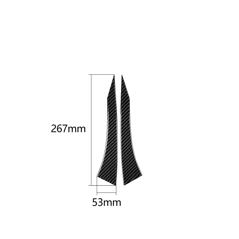 Pinalloy ABS Carbon Fiber Side Mirror Lips for Subaru BRZ Toyota 86 (2013-2020)