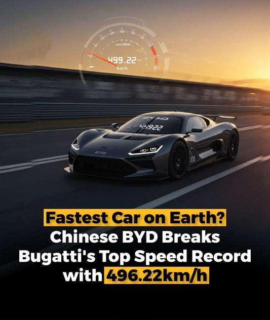 BYD Shatters Speed Records: Yangwang U9 Xtreme Hits 496 km/h