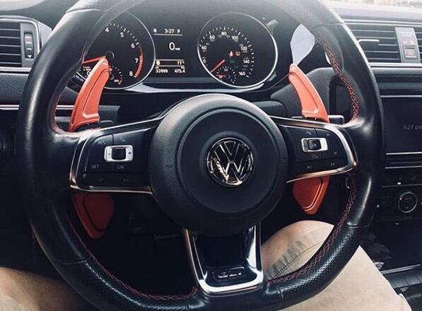 Enhanced Review: 2024 Updated Pinalloy Paddle Shifter Extensions for Volkswagen MK7
