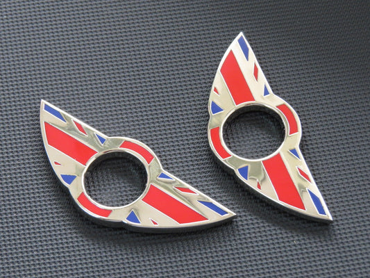 Premium Mini Door Handle Decals with Stylish Wing Designs - Car Stickers to Enhance Your Mini