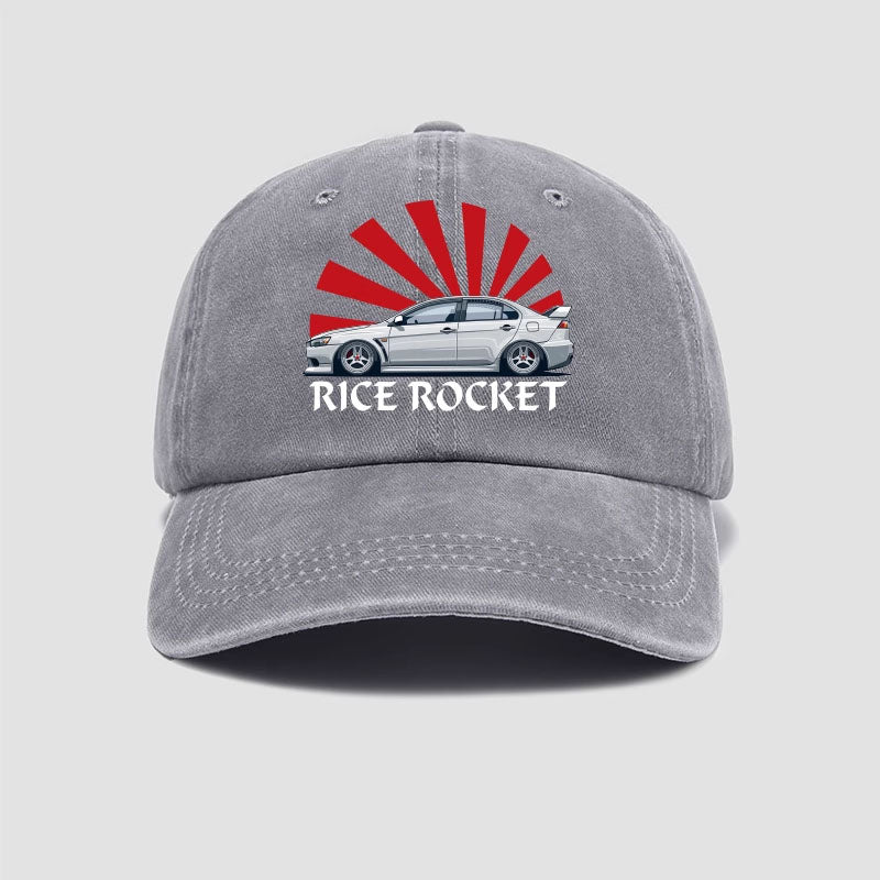 Custom Rice Rocket Baseball Caps