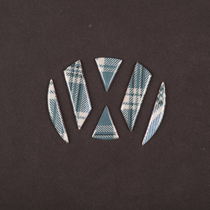 Premium Custom Front & Rear Badge Emblem Sticker Upgrade for Golf MK7 7.5