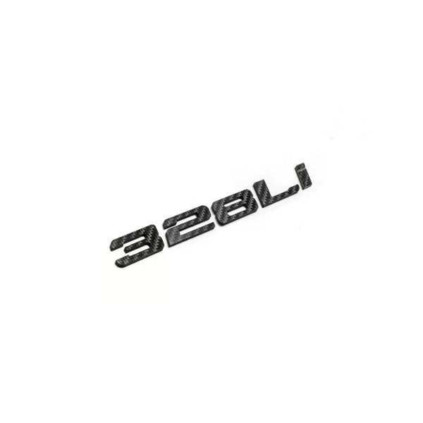 Pinalloy Carbon Fiber Tail Label Sticker For Bimmer 3/4 Series