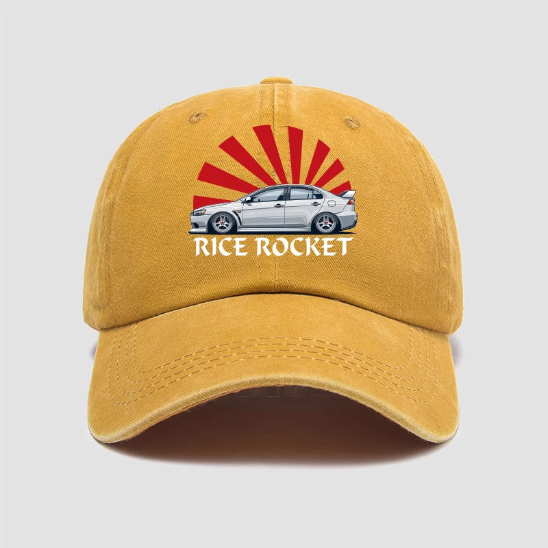 Custom Rice Rocket Baseball Caps