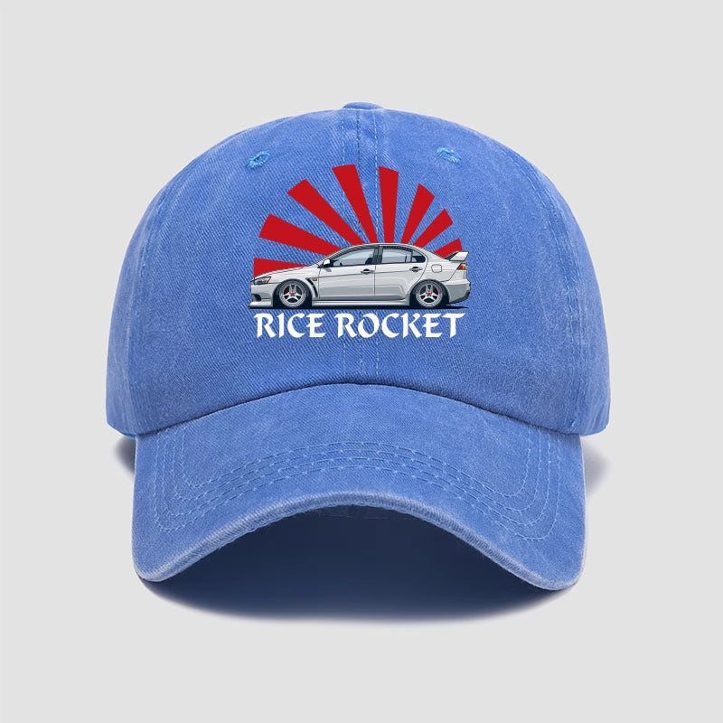 Custom Rice Rocket Baseball Caps