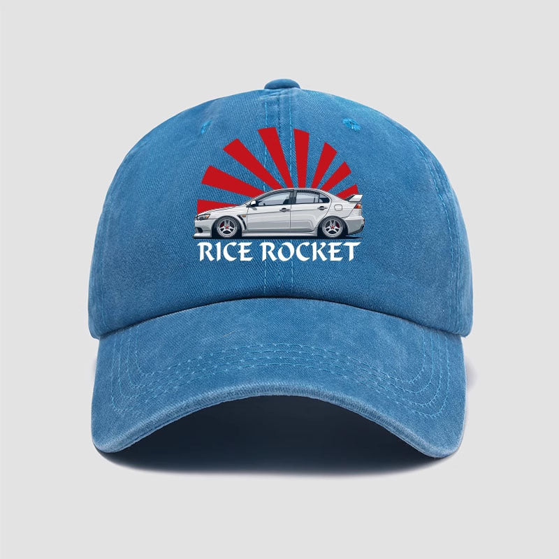 Custom Rice Rocket Baseball Caps