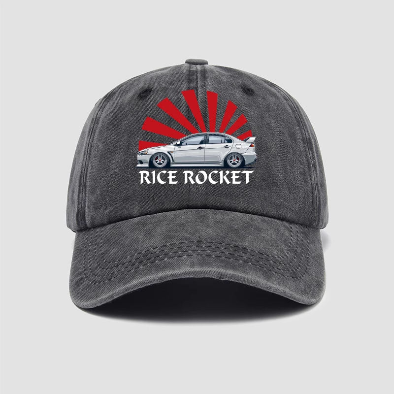 Custom Rice Rocket Baseball Caps