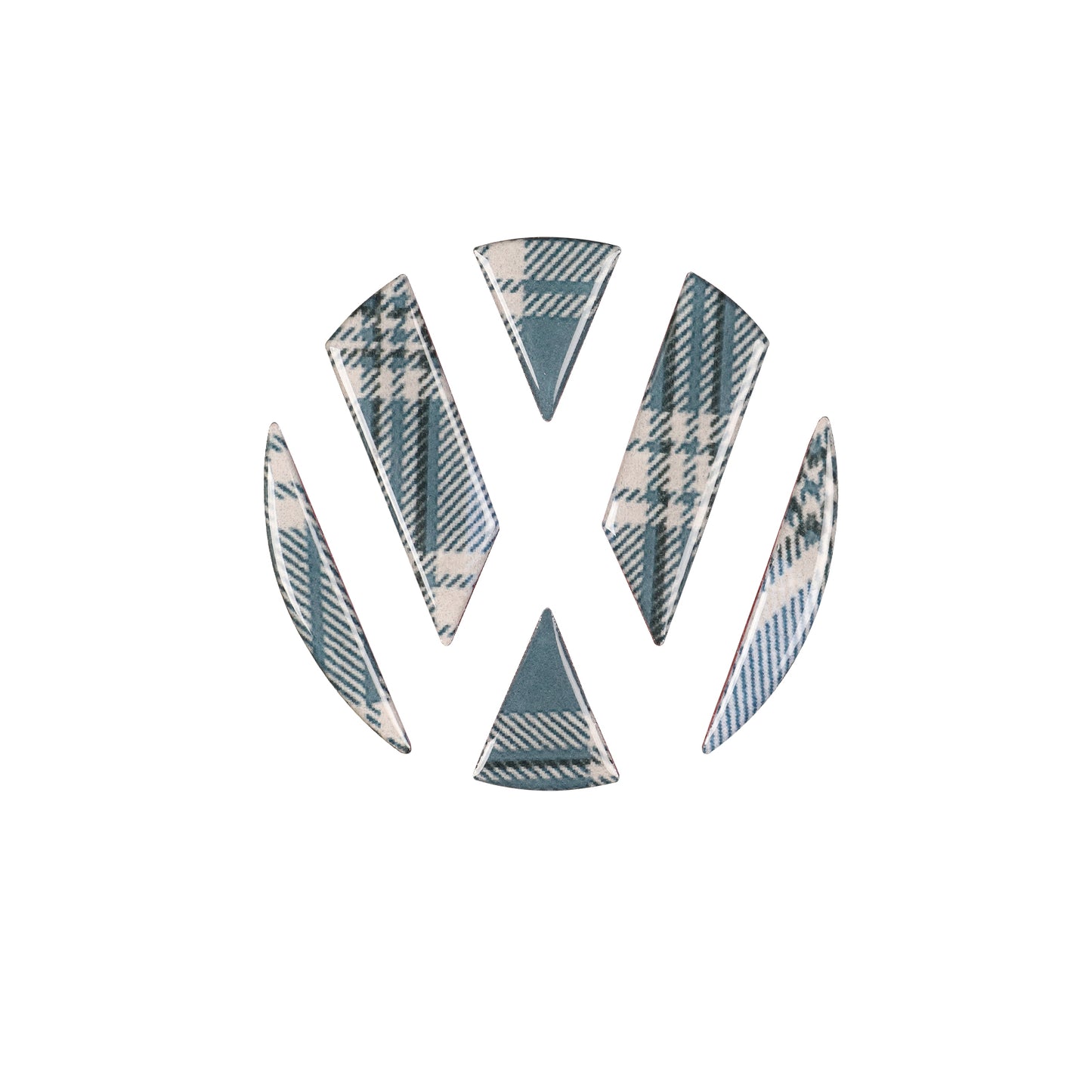 Premium Custom Front & Rear Badge Emblem Sticker Upgrade for Golf MK7 7.5