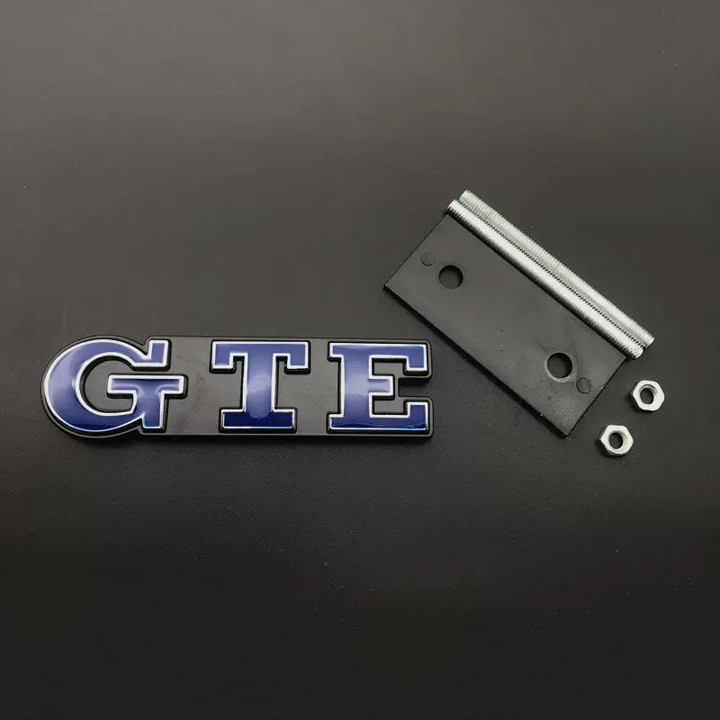 GTE Letter Sticker - High-Quality Trunk Tail Sticker for Polo Car, Modified Mid-Grid Logo