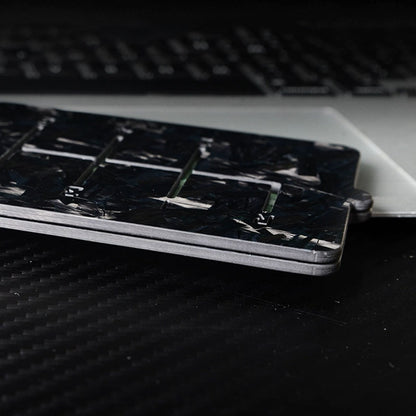 Real Dry Carbon Fiber Driver's License & Vehicle Registration Holder Set - Driving School Style