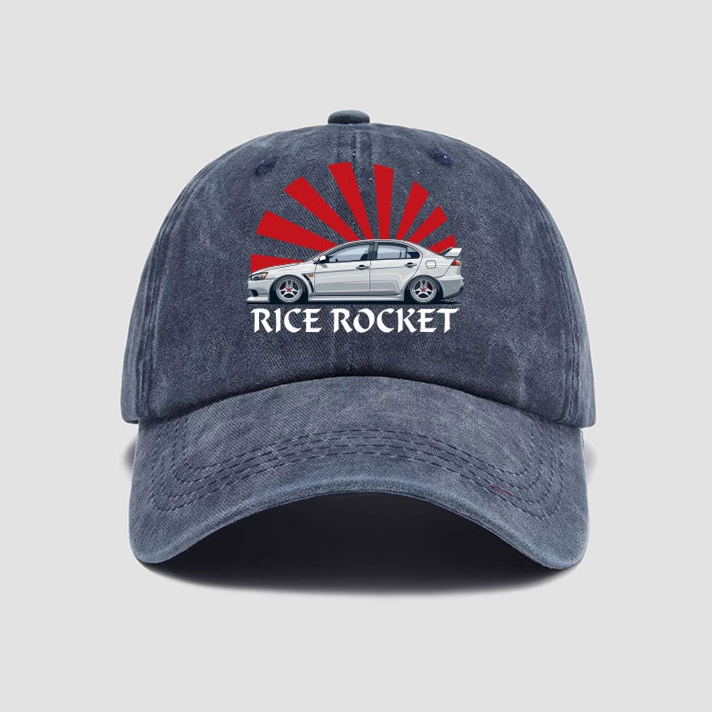 Custom Rice Rocket Baseball Caps