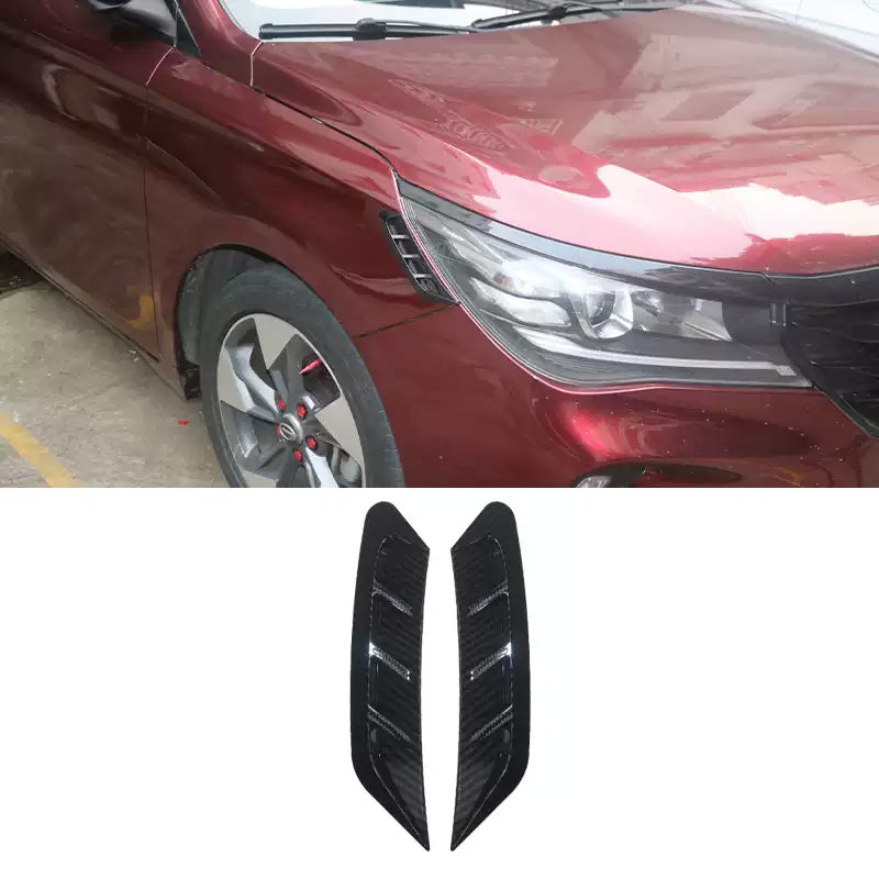 Universal Black Knight Car Exterior Decorative Stickers for Headlights and Tail Lights