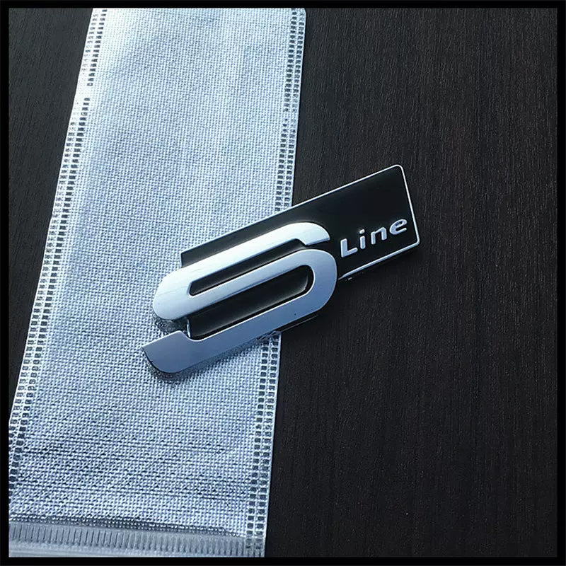 Pinalloy Side Label Sline Metal Sticker for Audi A3A4LQ3Q5A5