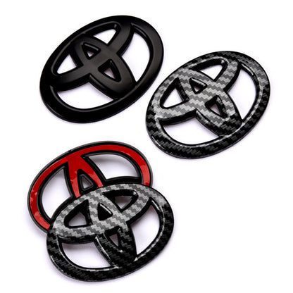 Steering Wheel Modified Car Stickers (6.5 x 4.5cm) for Toyota RAV4, Corolla, Asia Dragon, Thunder Ling, Weilanda, Highlander