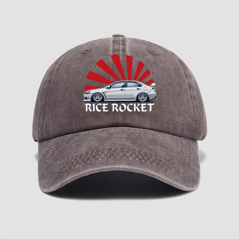 Custom Rice Rocket Baseball Caps