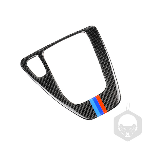 Pinalloy Carbon Fiber shift control panel car interior frame sticker Suitable for BMW E90/E92/E93 3 Series Left drive