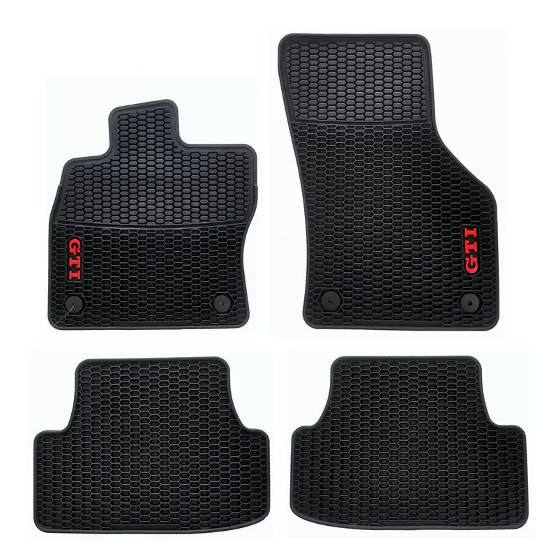(Set of 4) Pinalloy Honeycomb Rubber Waterproof Foot Pad for MK7 MK8 GTI