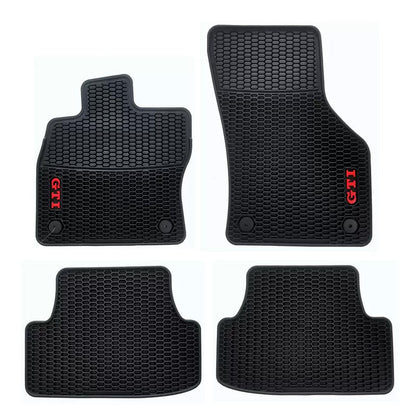 (Set of 4) Pinalloy Honeycomb Rubber Waterproof Foot Pad for MK7 MK8 GTI
