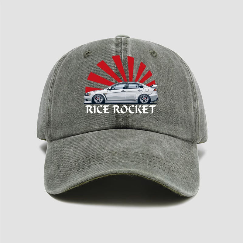 Custom Rice Rocket Baseball Caps