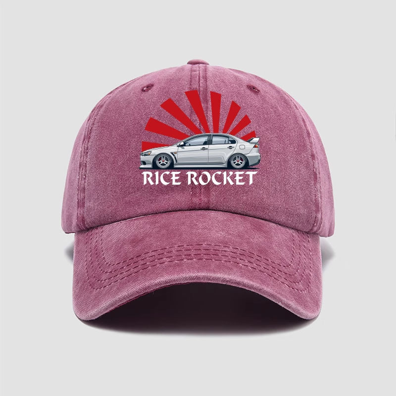 Custom Rice Rocket Baseball Caps