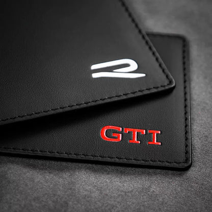 Pinalloy Driver's License Leather Wallet with VW R/GTI Wording