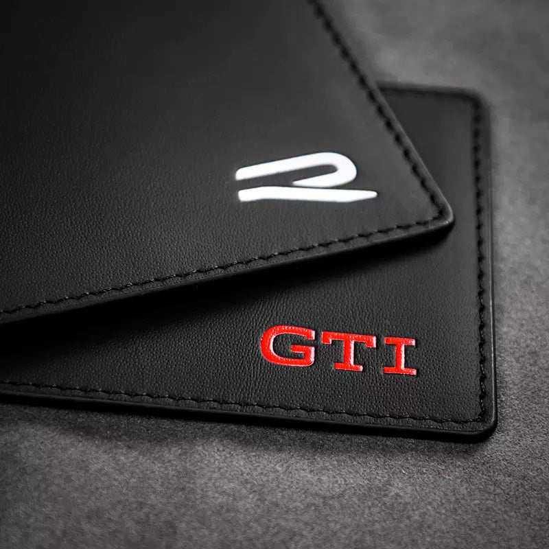 Driver's License Leather Wallet with R/GTI Wording