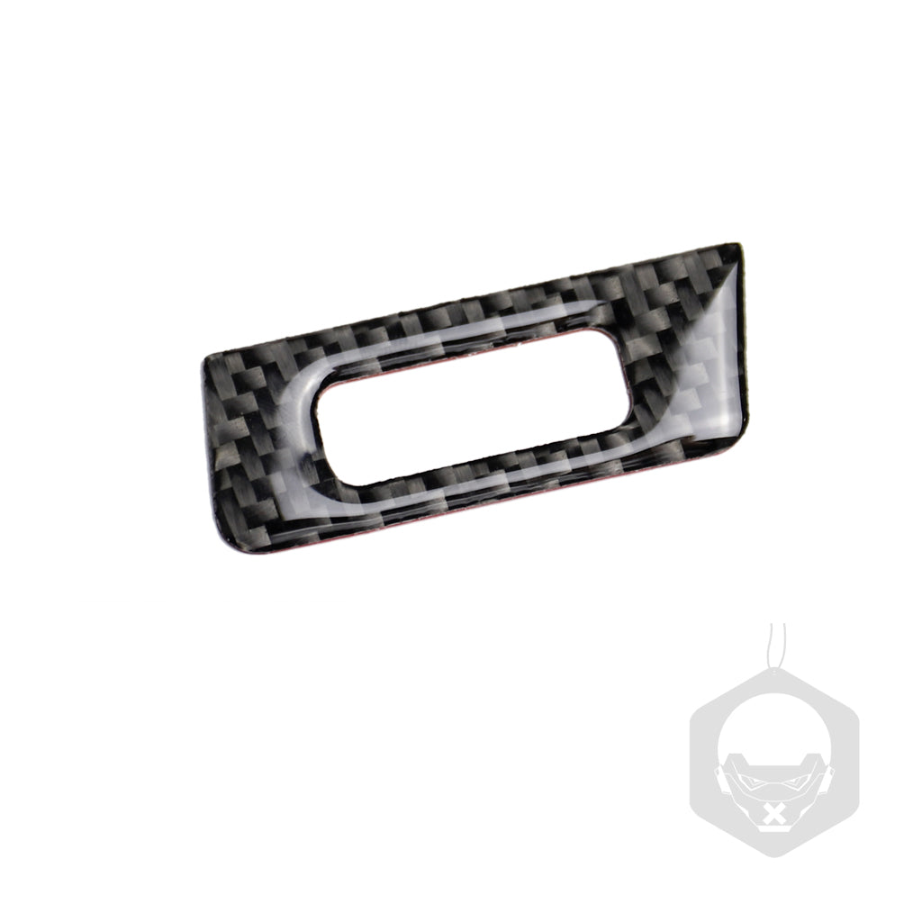 Pinally Carbon Fiber central air conditioning outlet frame sticker Suitable for BMW E90/E92/E93 old 3 series