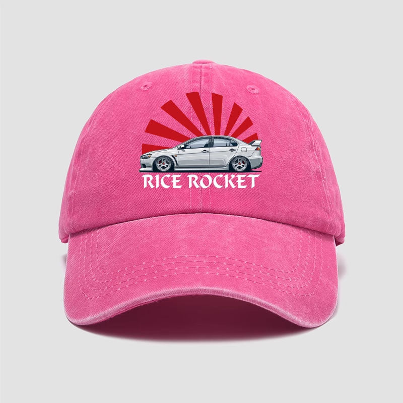 Custom Rice Rocket Baseball Caps