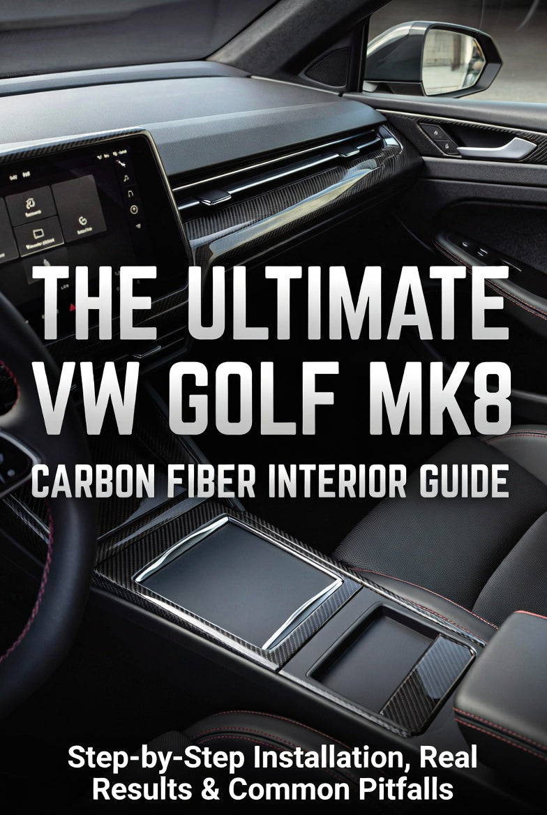 The Ultimate VW Golf MK8 Carbon Fiber Interior Guide