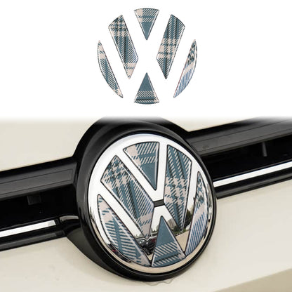 Premium Custom Front & Rear Badge Emblem Sticker Upgrade for Golf MK7 7.5